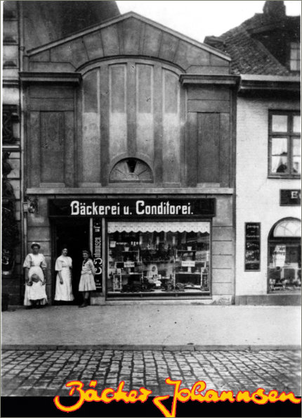 Bäcker Johannsen - 1900-1918 - Gebäudefront - Sophienblatt 36 - Kiel